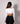 CORE EMILY LONG SLEEVE CROP - WHITE