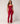 ALLURE FOLD OVER FLARES - CHERRY RED
