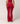 ALLURE FOLD OVER FLARES - CHERRY RED