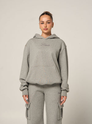 HOODIE - MARL GREY