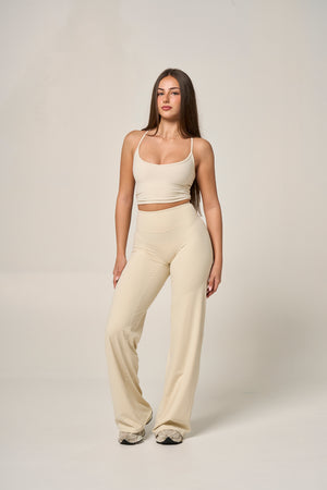 SIGNATURE STRAIGHT LEG PANTS (TALL) - BONE