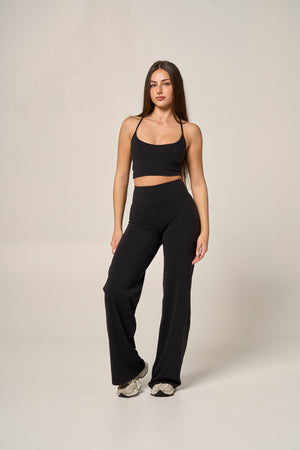 SIGNATURE STRAIGHT LEG PANTS (TALL) - BLACK