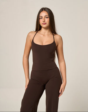 SIGNATURE SASHA TANK - ESPRESSO