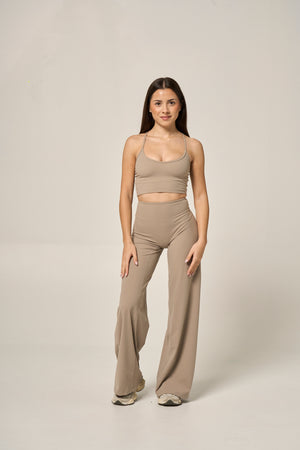 SIGNATURE STRAIGHT LEG PANTS (PETITE) - VINTAGE KHAKI
