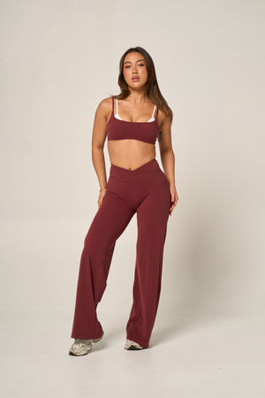 CROSS OVER STRAIGHT LEG (REG) - MERLOT