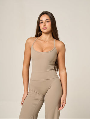 SIGNATURE SASHA TANK - VINTAGE KHAKI