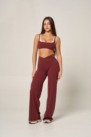CROSS OVER STRAIGHT LEG (TALL) - MERLOT
