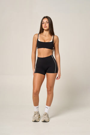 CONTRAST SHORTS - BLACK