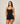 TAYLAH CONTRAST TANK - BLACK