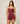 TAYLAH CONTRAST TANK - MERLOT