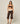 FOLD OVER CAPRIS - ESPRESSO/BONE