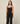 YASMIN HALTER TANK - BLACK/CHARCOAL