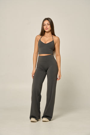 SIGNATURE STRAIGHT LEG PANTS (TALL) - CHARCOAL