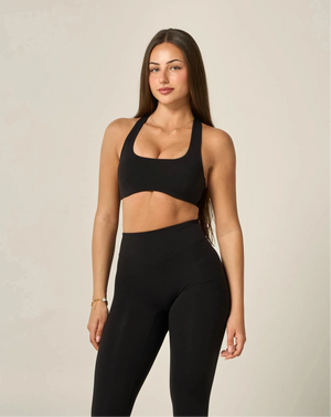 BASE SIGNATURE CARINA CROP - BLACK