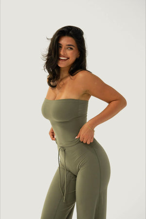 BELLA BANDEAU TOP - OLIVE