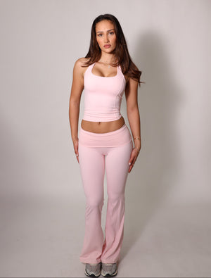 ALLURE FOLD OVER FLARES - BLUSH