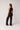 FOLD OVER STRAIGHT LEG PANTS (TALL) - BLACK