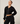 CROPPED ZIP JACKET - BLACK